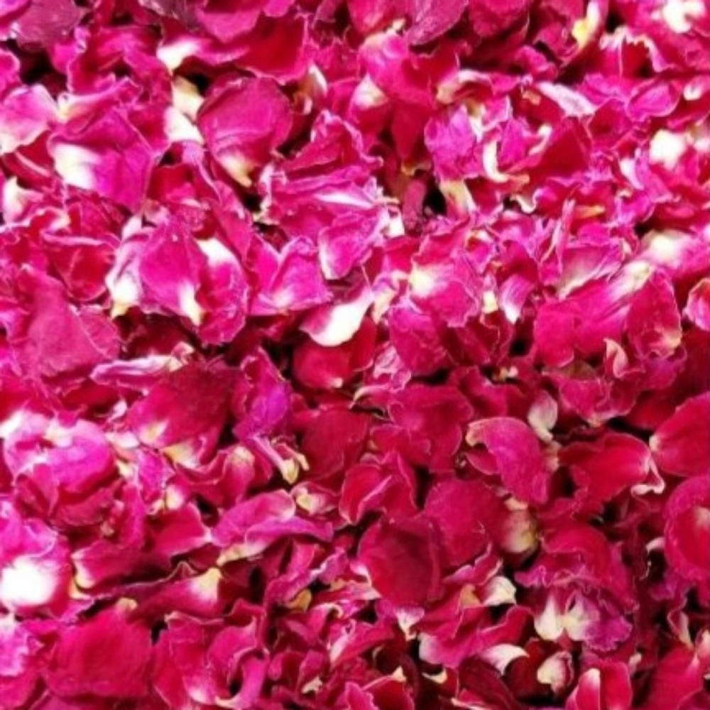 Dried roses mix, dried rose petals, biodegradable confetti 3 pack